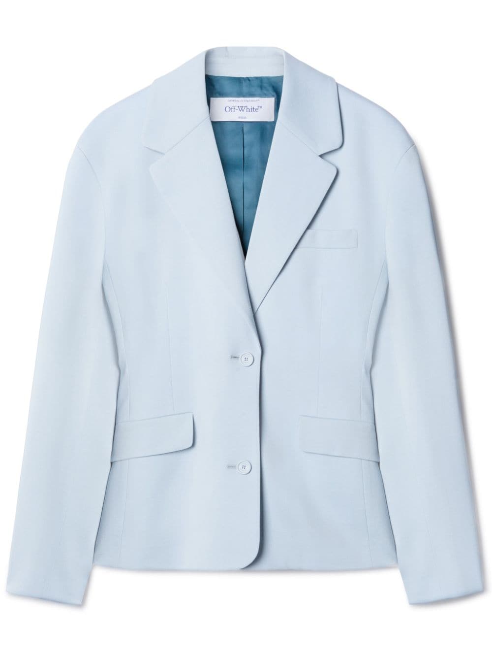 Off-White Blazer mit fallendem Revers - Blau von Off-White