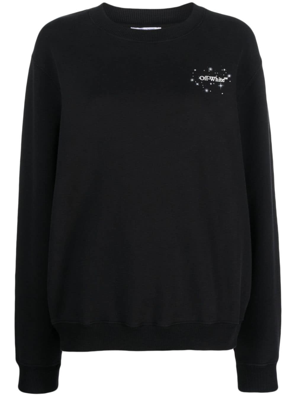 Off-White Bling Stars Arrow Sweatshirt - Schwarz von Off-White