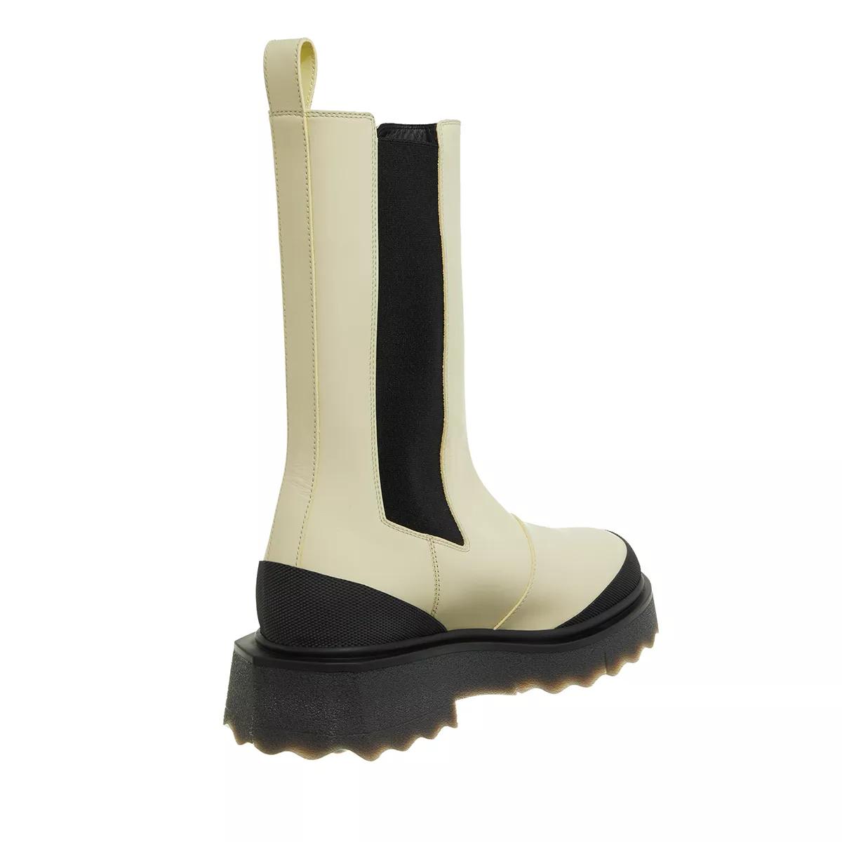 Off-White Boots & Stiefeletten - Calf Sponge Chelsea Boot - Gr. 38 (EU) - in Creme - für Damen von Off-White