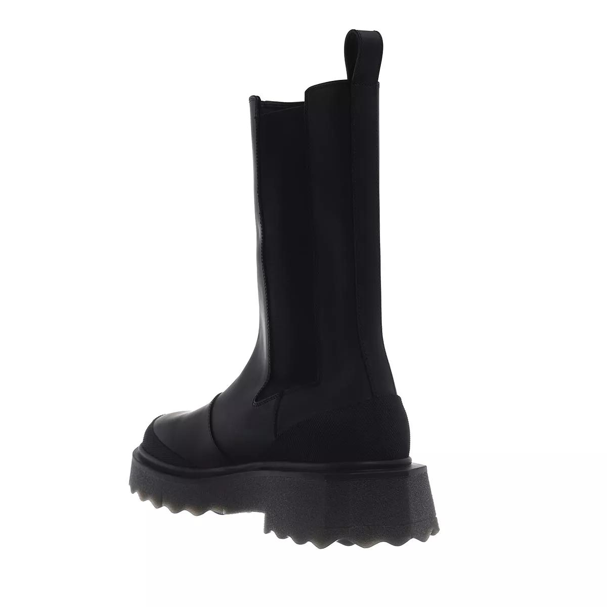 Off-White Boots & Stiefeletten - Calf Sponge Chelsea Boot - Gr. 38 (EU) - in Schwarz - für Damen von Off-White