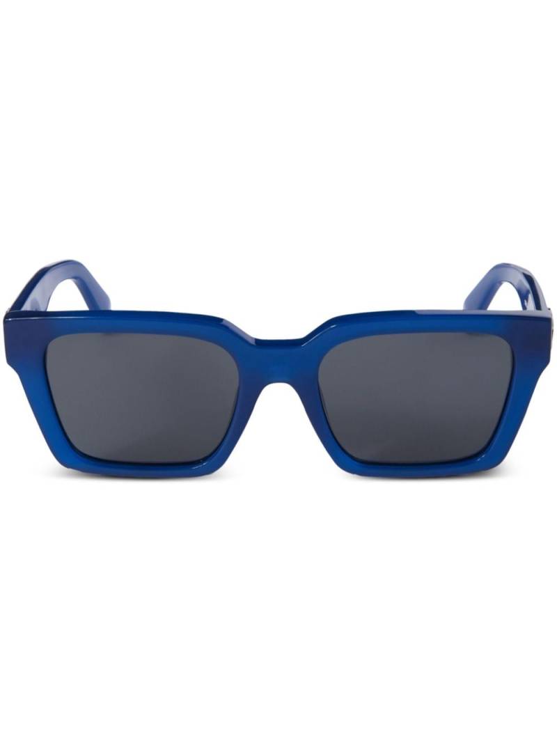 Off-White Branson Sonnenbrille mit eckigem Gestell - Blau von Off-White