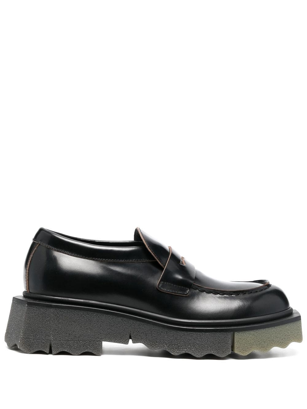 Off-White Calf Sponge Loafer - Schwarz von Off-White