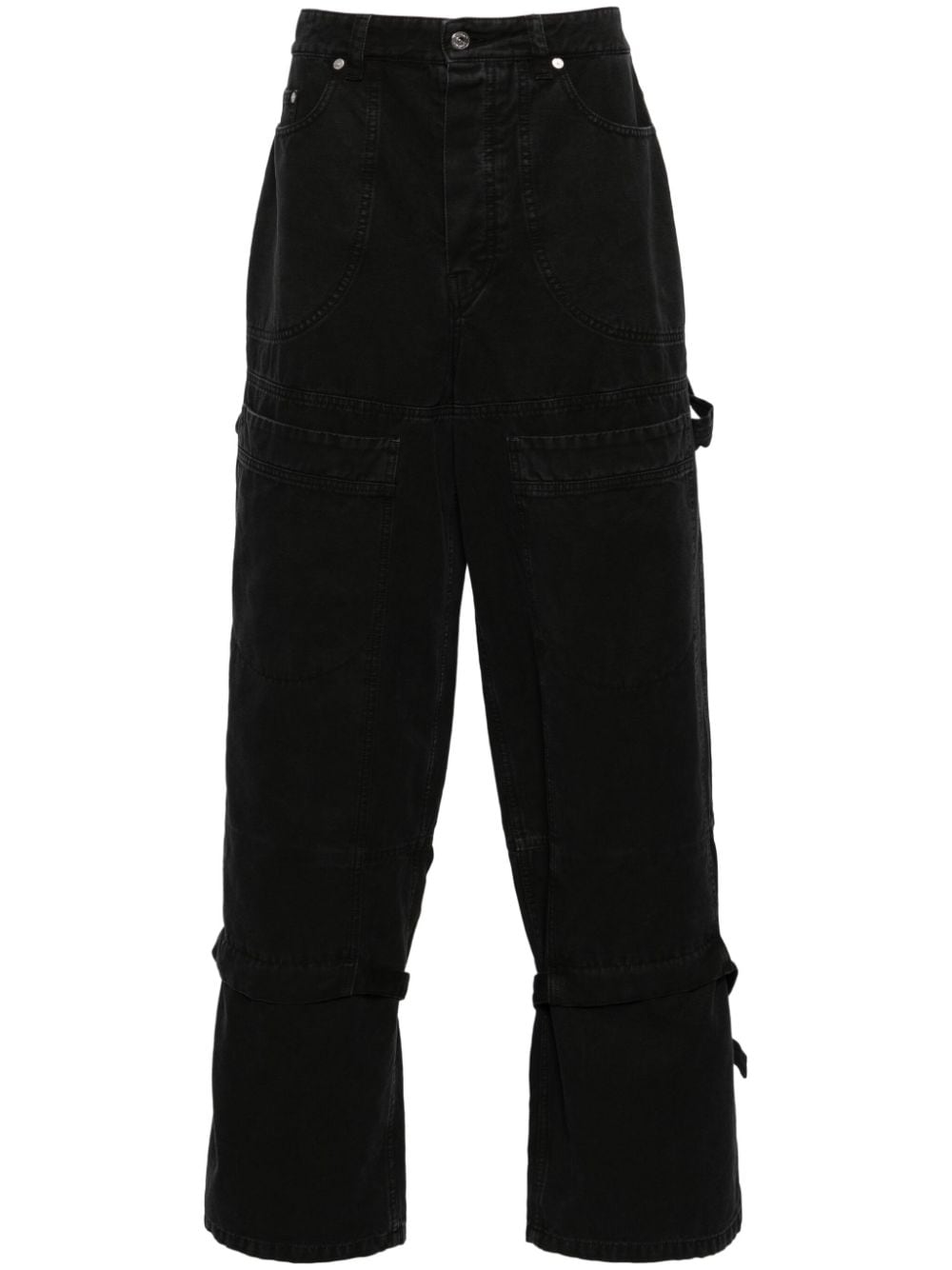 Off-White Carpenter Straight-Leg-Jeans - Schwarz von Off-White