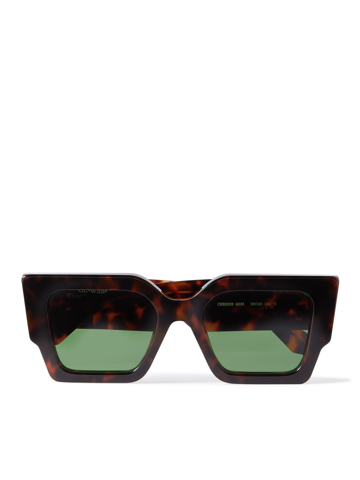 Off-White - Catalina Square-Frame Tortoiseshell Acetate Sunglasses - Men - Tortoiseshell von Off-White