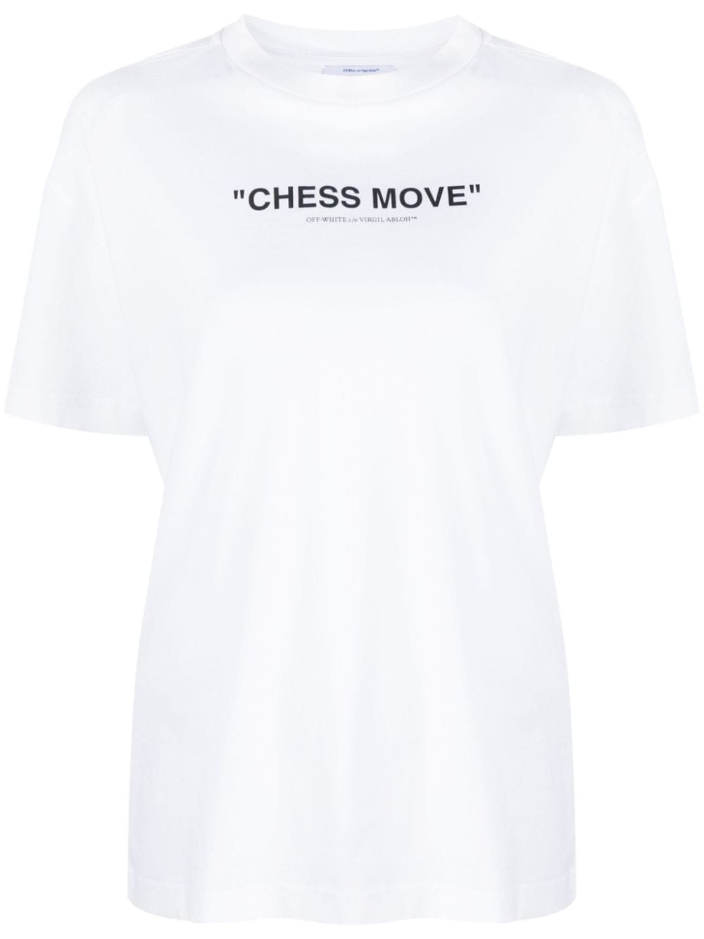 Off-White Chess Move T-Shirt - Weiß von Off-White