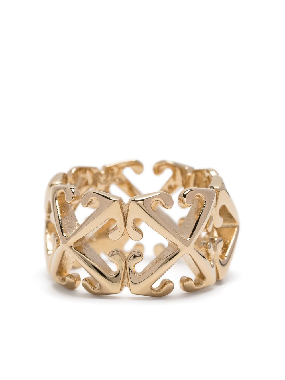 Off-White Chunky Arrows Ring - Gold von Off-White