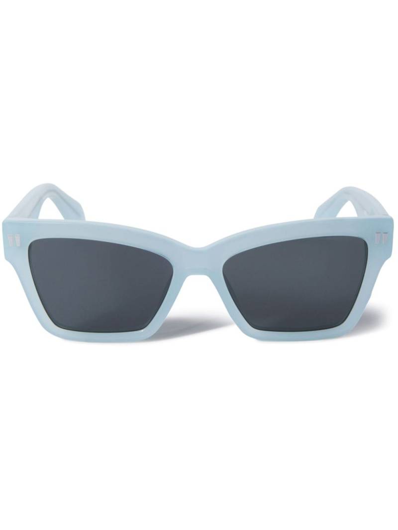 Off-White Cincinnati Sonnenbrille mit eckigem Gestell - Blau von Off-White