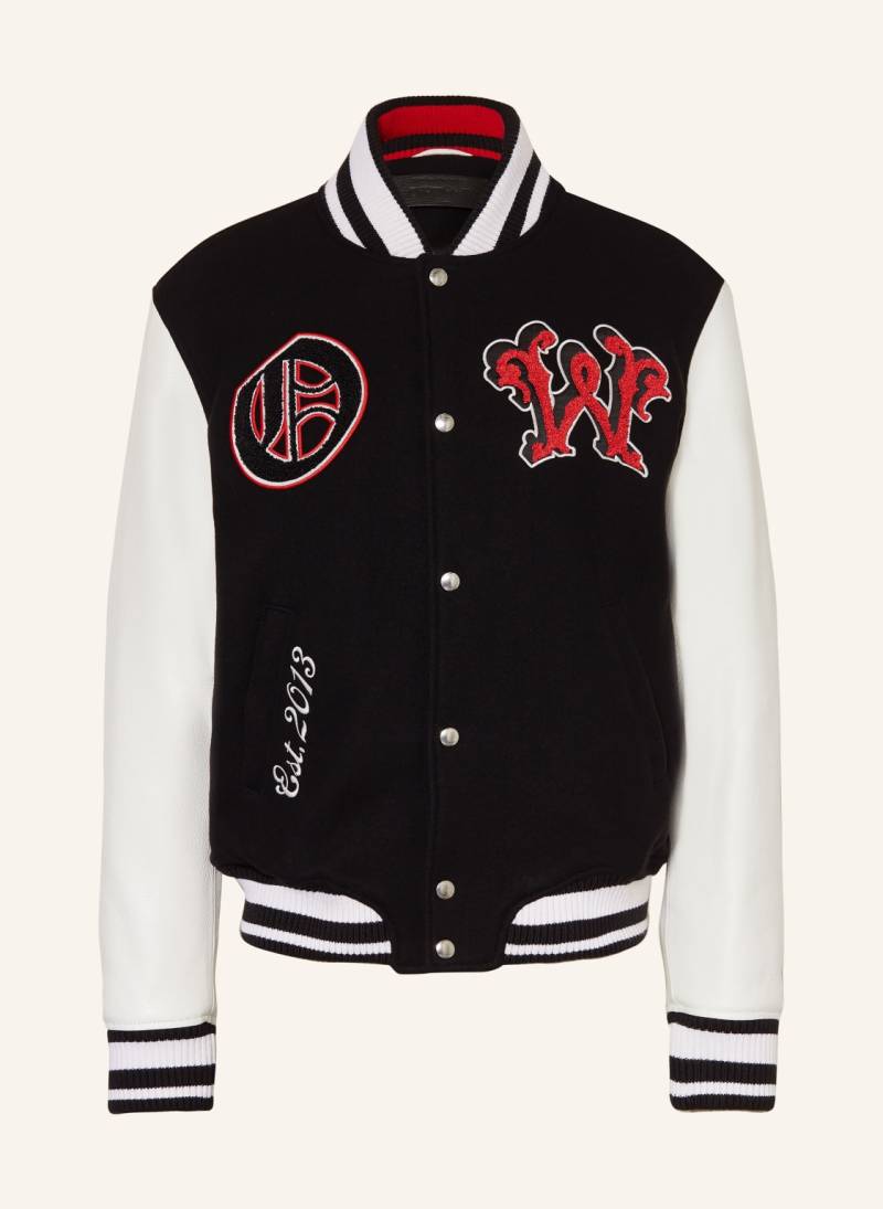 Off-White College-Jacke schwarz von Off-White