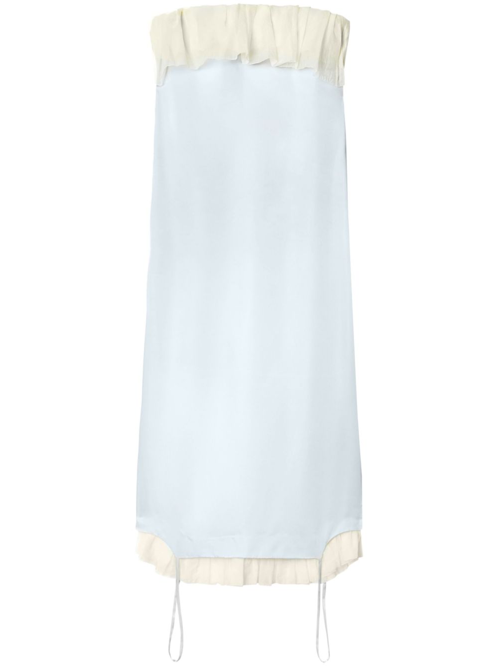 Off-White Fluid Cu Upside Down Kleid - Blau von Off-White