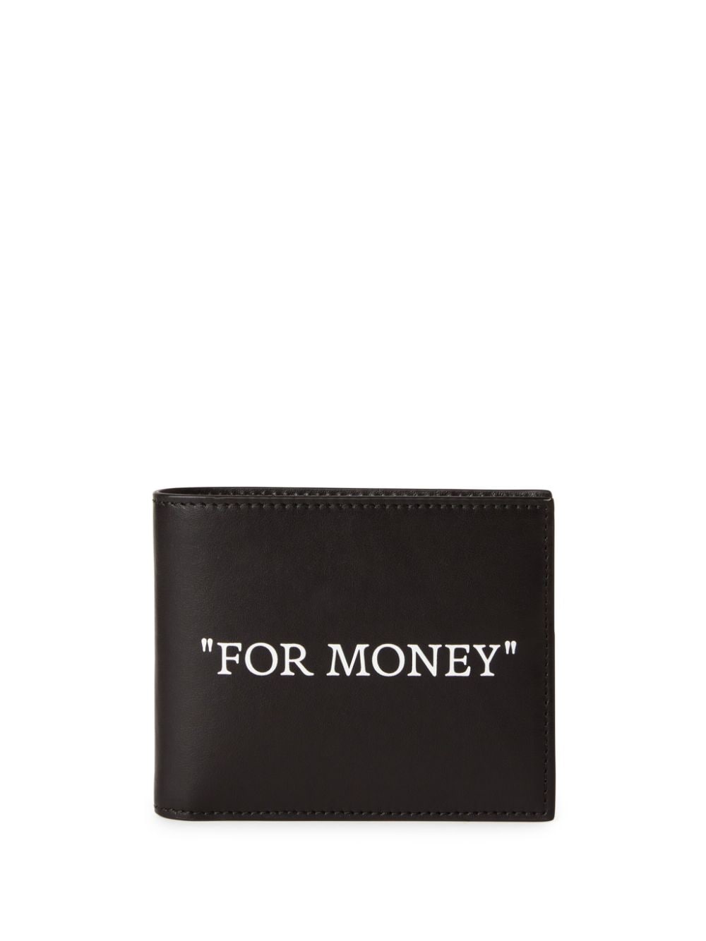 Off-White Portemonnaie mit "For Money"-Print - Schwarz von Off-White