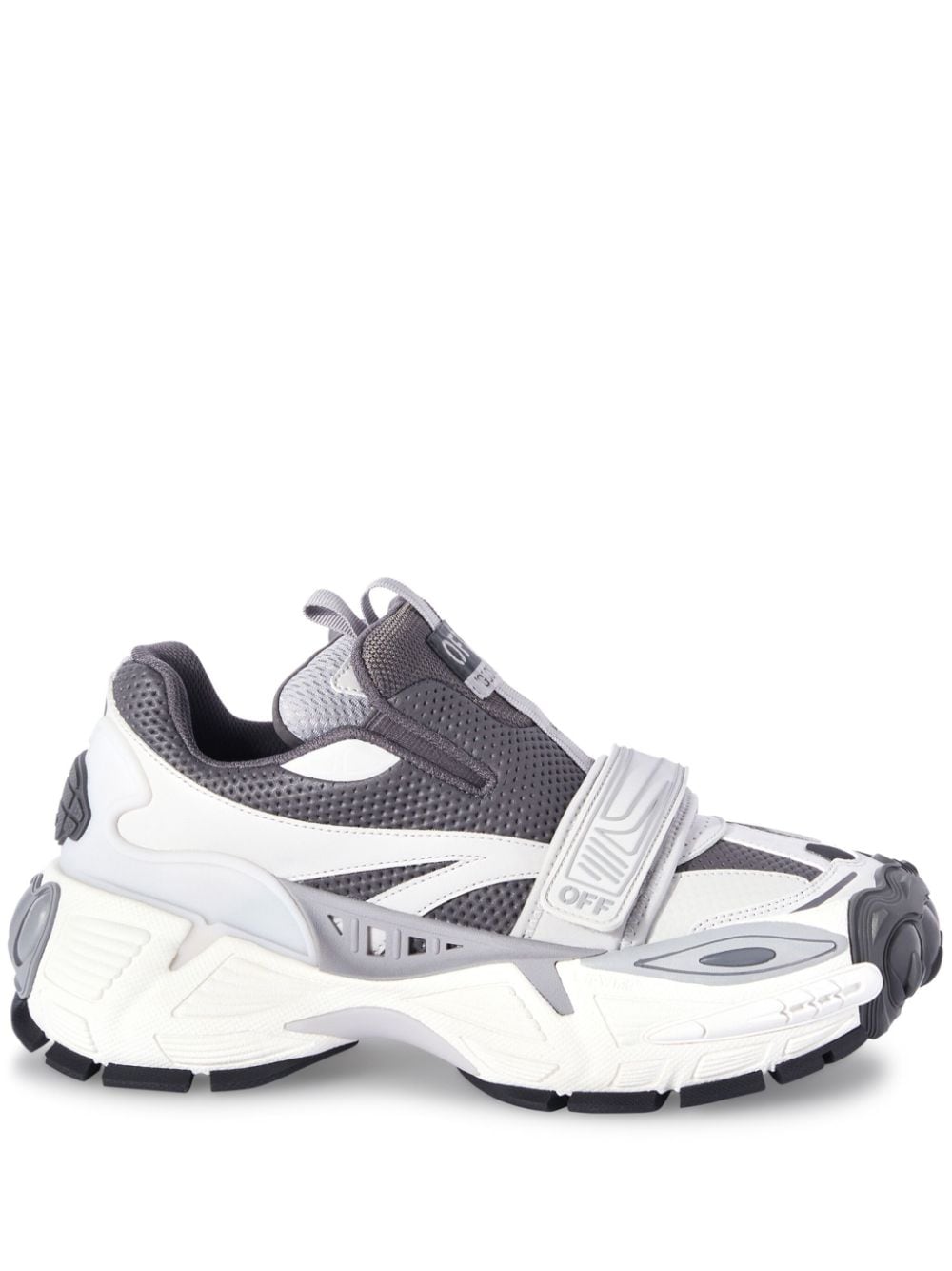 Off-White Glove Sneakers in Colour-Block-Optik - Grau von Off-White