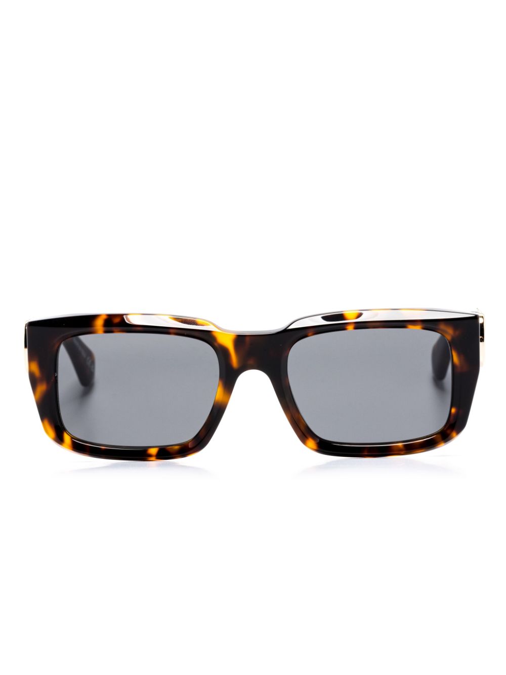 Off-White Hays Sonnenbrille mit eckigem Gestell - Braun von Off-White