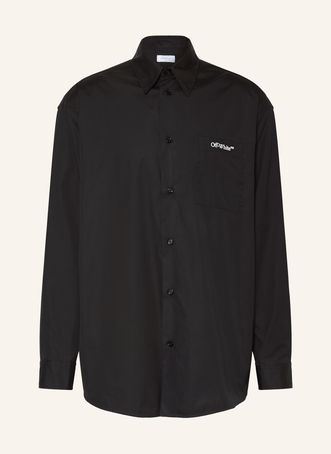 Off-White Hemd Comfort Fit schwarz von Off-White