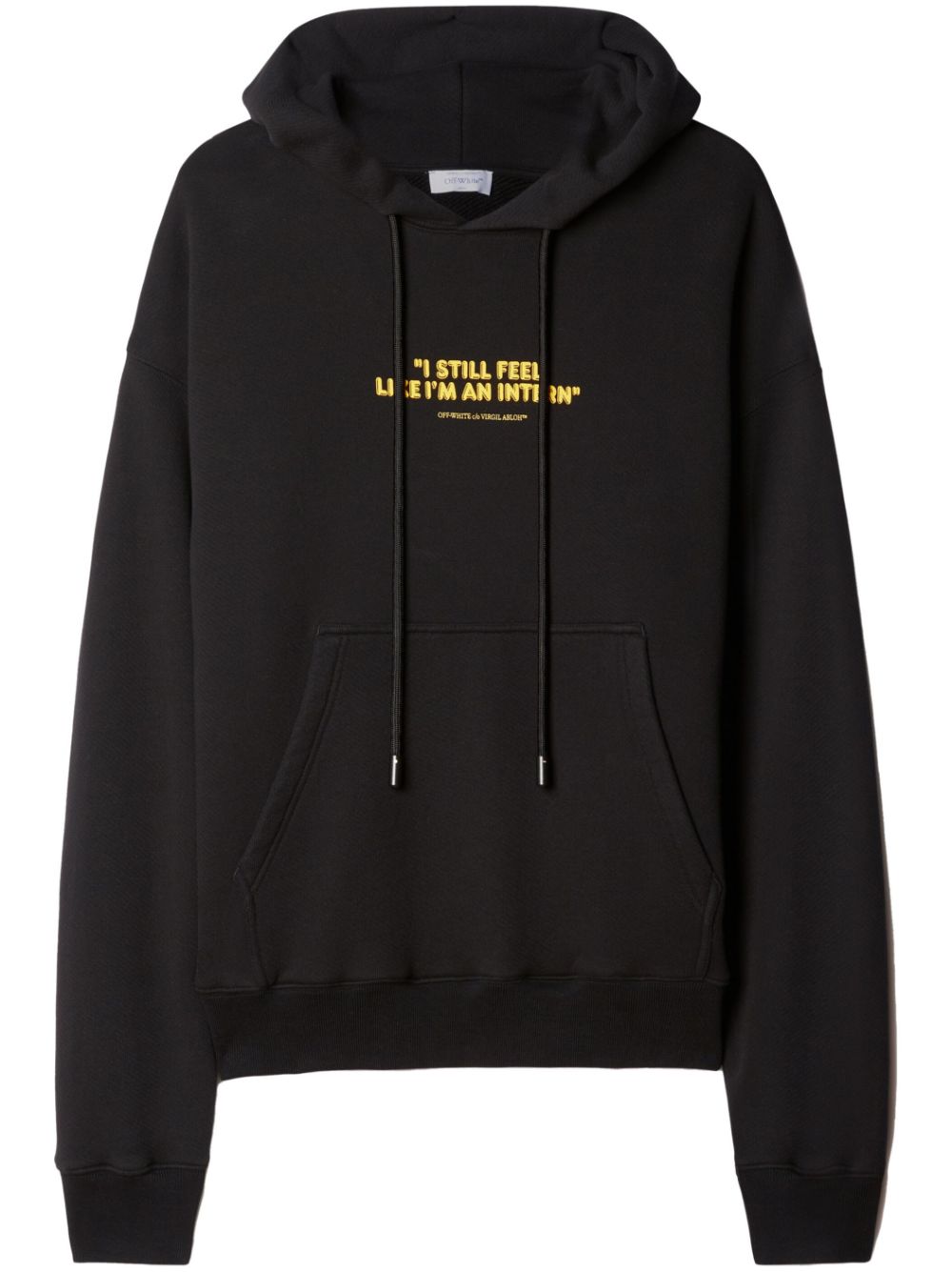 Off-White Hoodie mit "Intern"-Print - Schwarz von Off-White