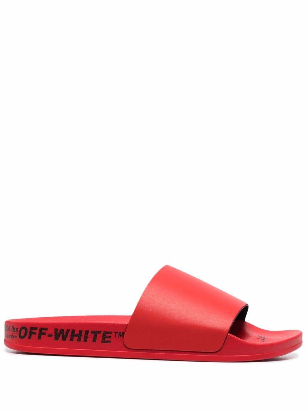 Off-White Industrial Pantoletten - Rot von Off-White