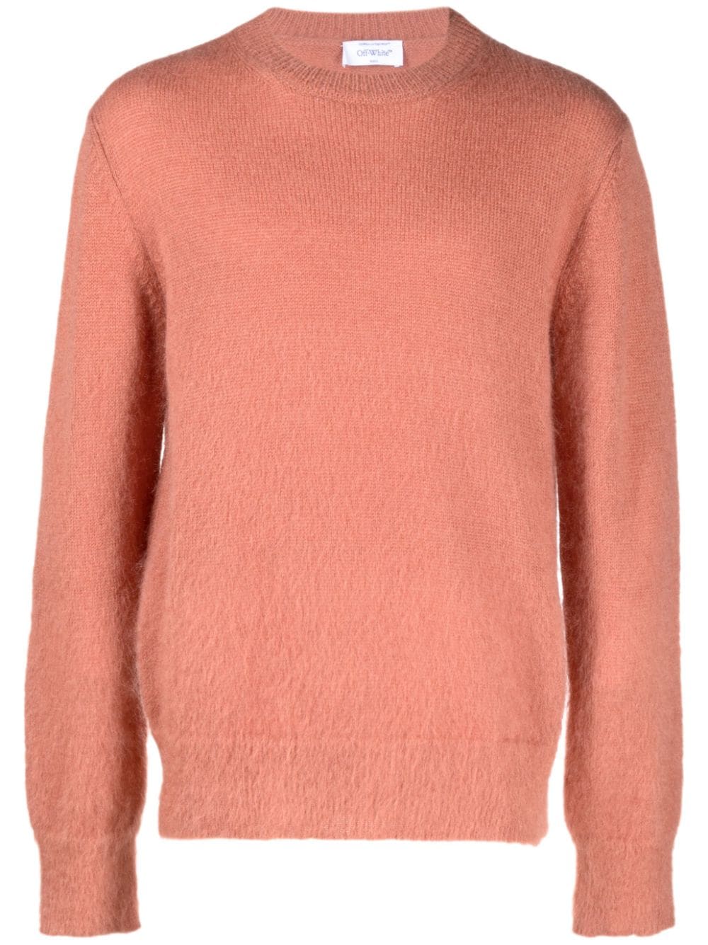 Off-White Intarsien-Pullover mit Pfeilen - Orange von Off-White