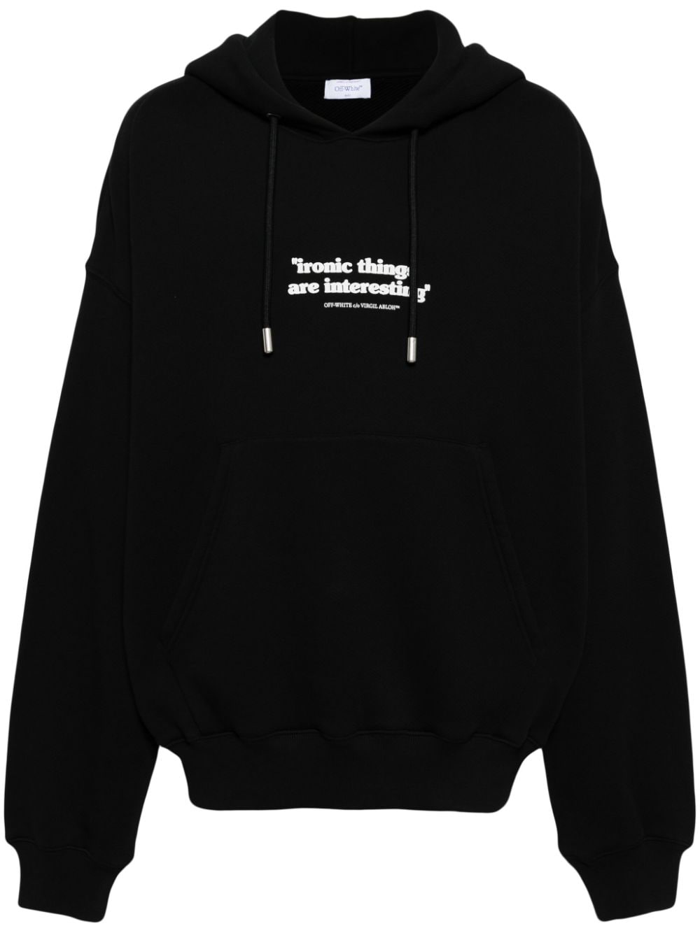 Off-White Ironic Quote Hoodie - Schwarz von Off-White