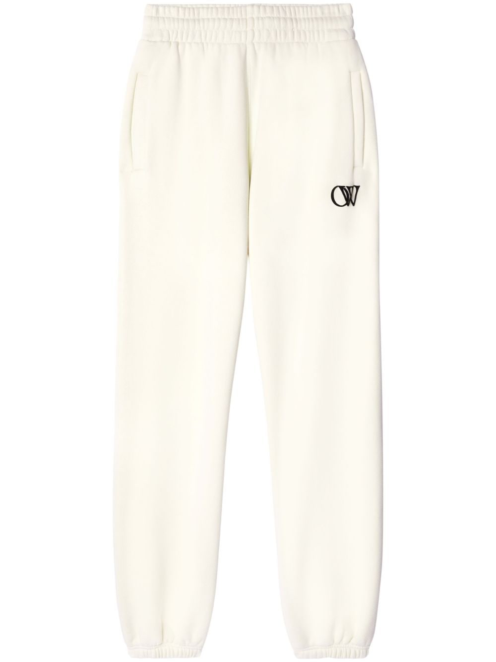 Off-White Jogginghose mit Logo-Print - Weiß von Off-White