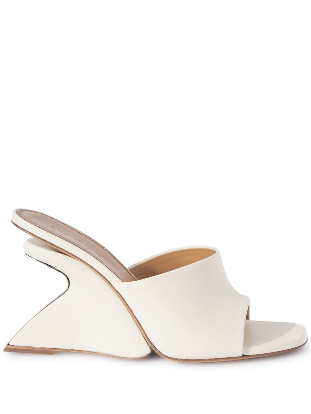 Off-White Jug Wedge-Mules - Weiß von Off-White