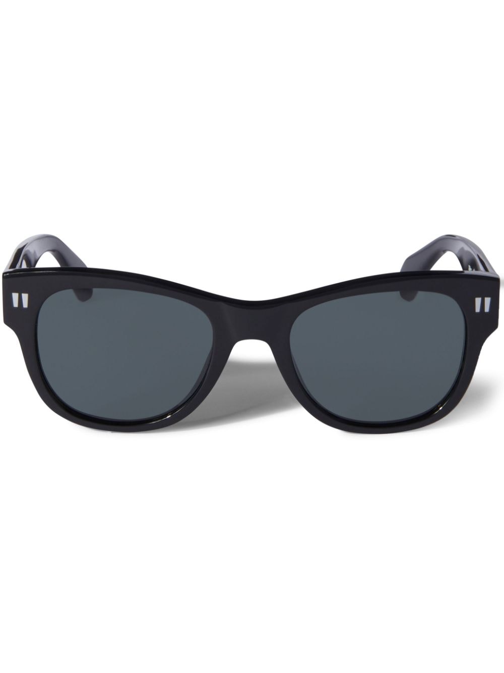 Off-White MOAB Sonnenbrille mit rundem Gestell - Schwarz von Off-White