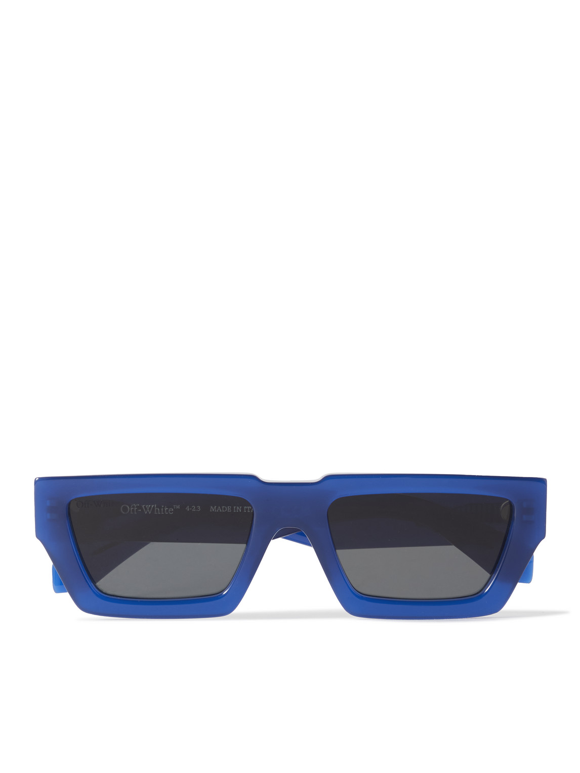 Off-White - Manchester Square-Frame Acetate Sunglasses - Men - Blue von Off-White