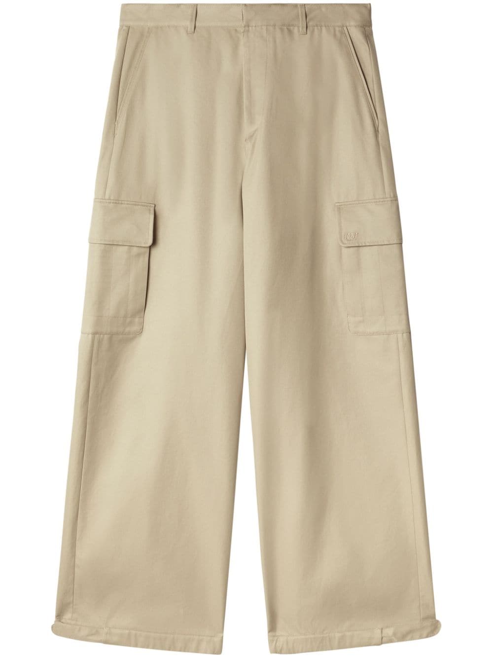 Off-White Cargohose mit weitem Bein - Nude Off-White Cargohose mit weitem Bein - Nude von Off-White