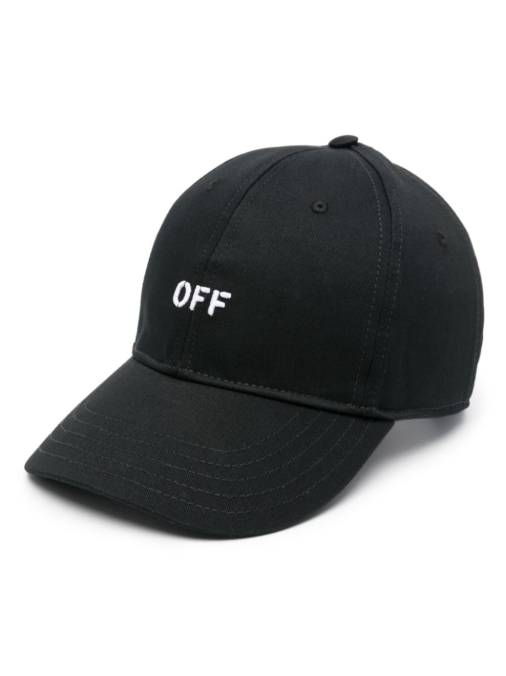 Off-White Off Stamp Drill Baseballkappe - Schwarz von Off-White