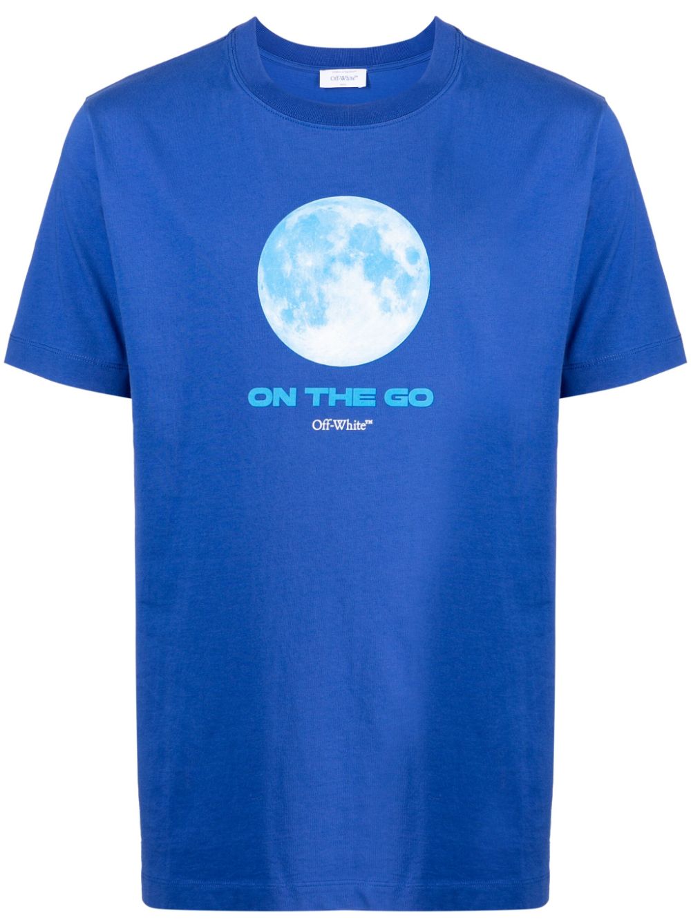 Off-White On The Go Moon T-Shirt - Blau von Off-White