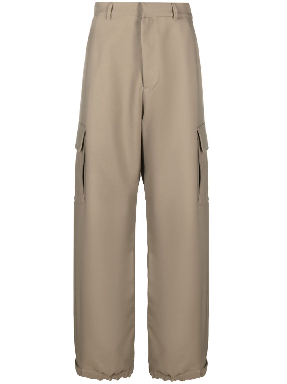 Off-White Cargohose mit weitem Bein - Nude von Off-White