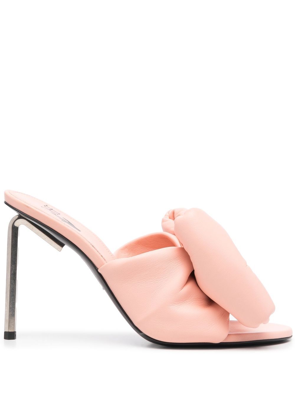 Off-White Pantoletten mit Schleifenverzierung - Rosa von Off-White