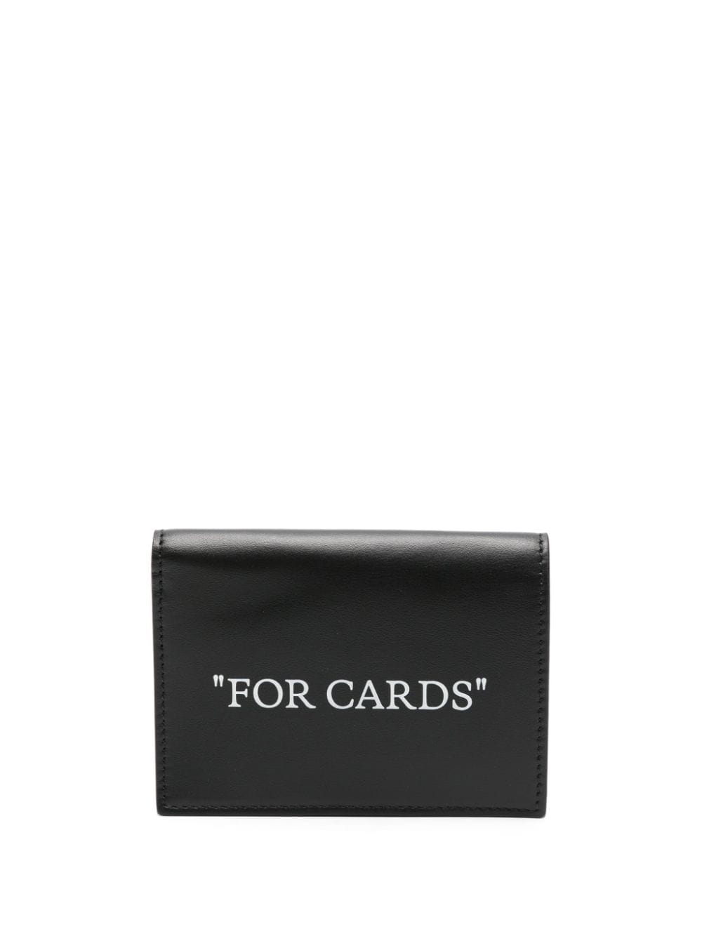 Off-White Portemonnaie mit "For Cards"-Print - Schwarz von Off-White