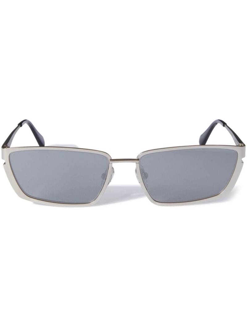 Off-White Richfield Sonnenbrille mit eckigem Gestell - Silber von Off-White