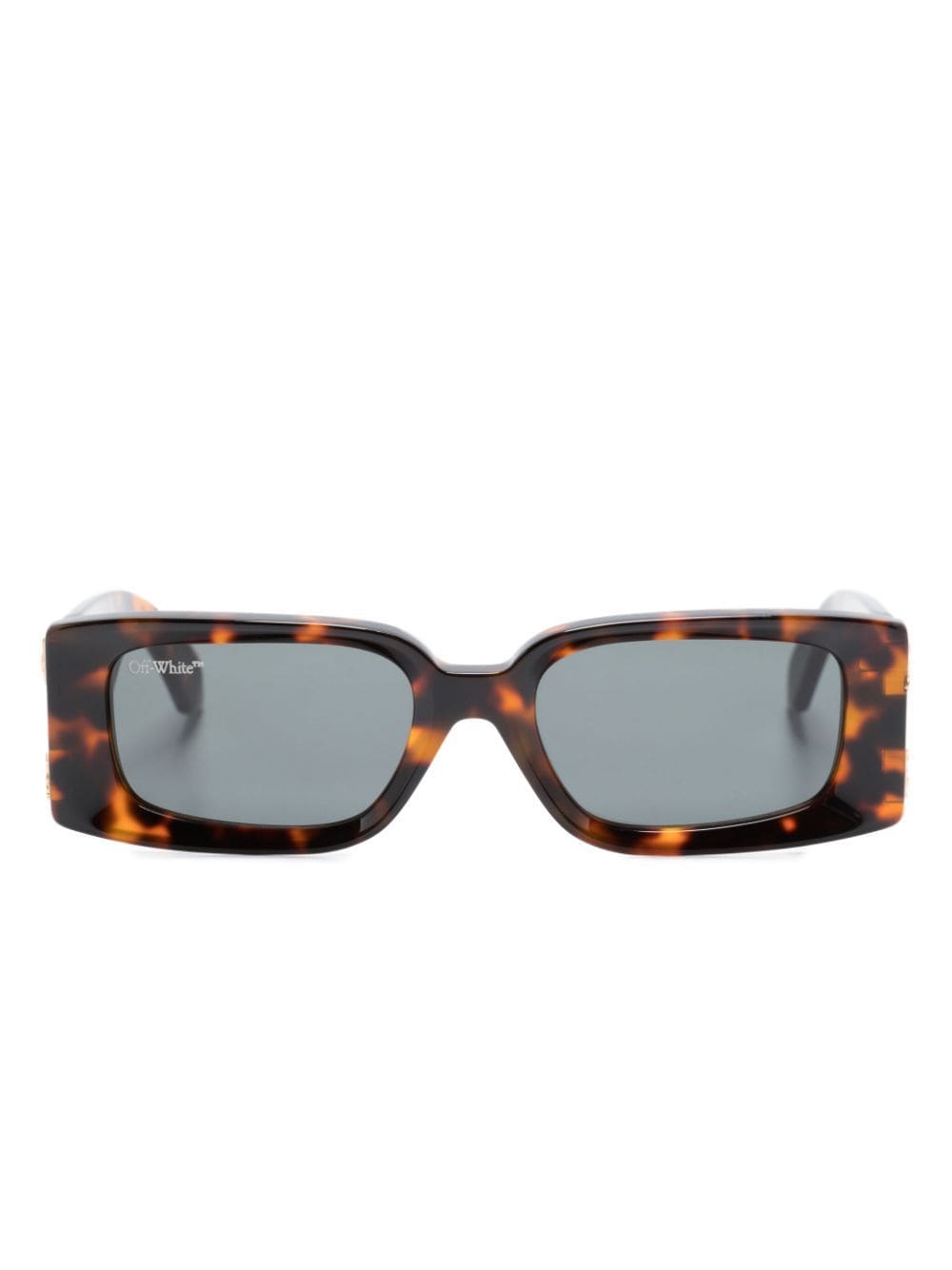 Off-White Roma Sonnenbrille in Schildpattoptik - Braun von Off-White