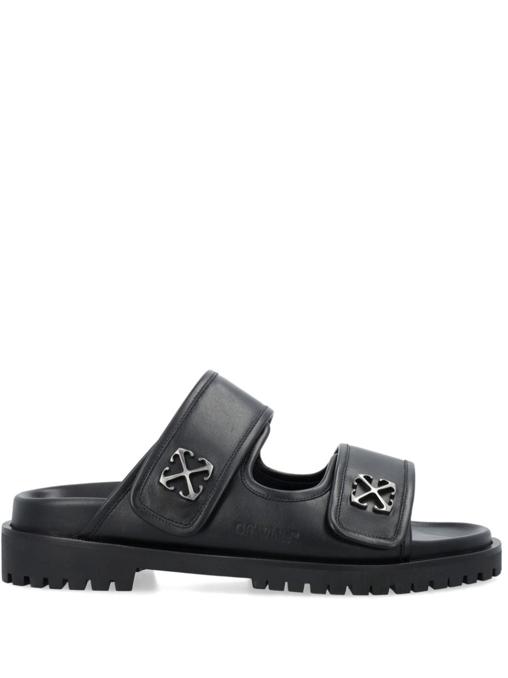 Off-White Sandalen mit Arrows-Motiv - Schwarz von Off-White