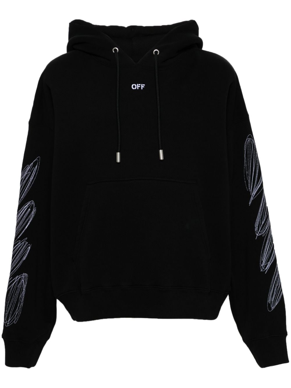 Off-White Scribble Diags Skate Hoodie - Schwarz von Off-White