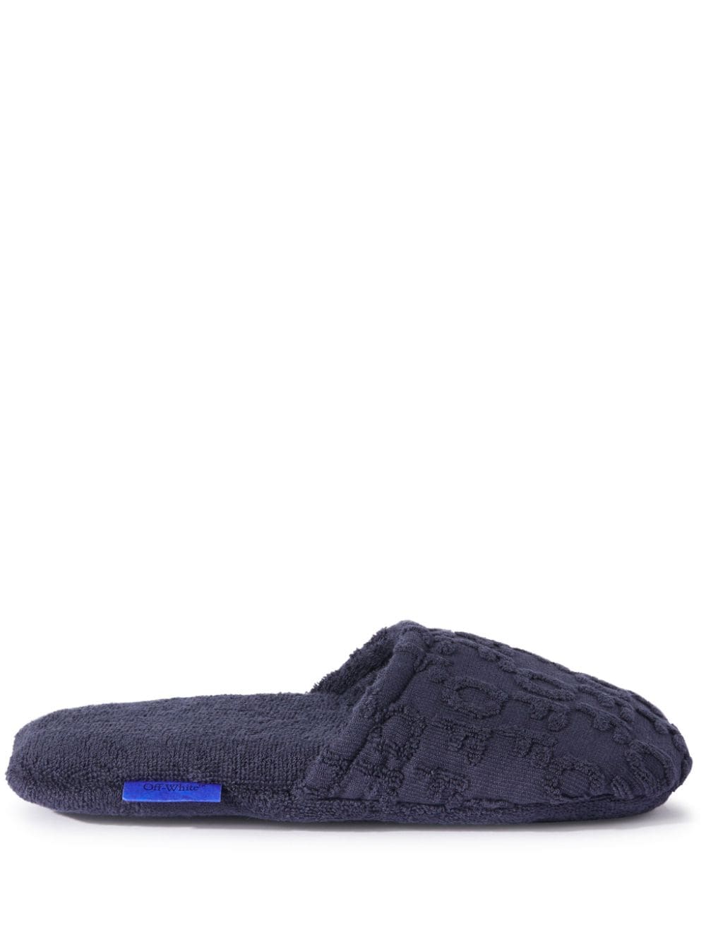 Off-White Slipper mit Logo - Blau von Off-White