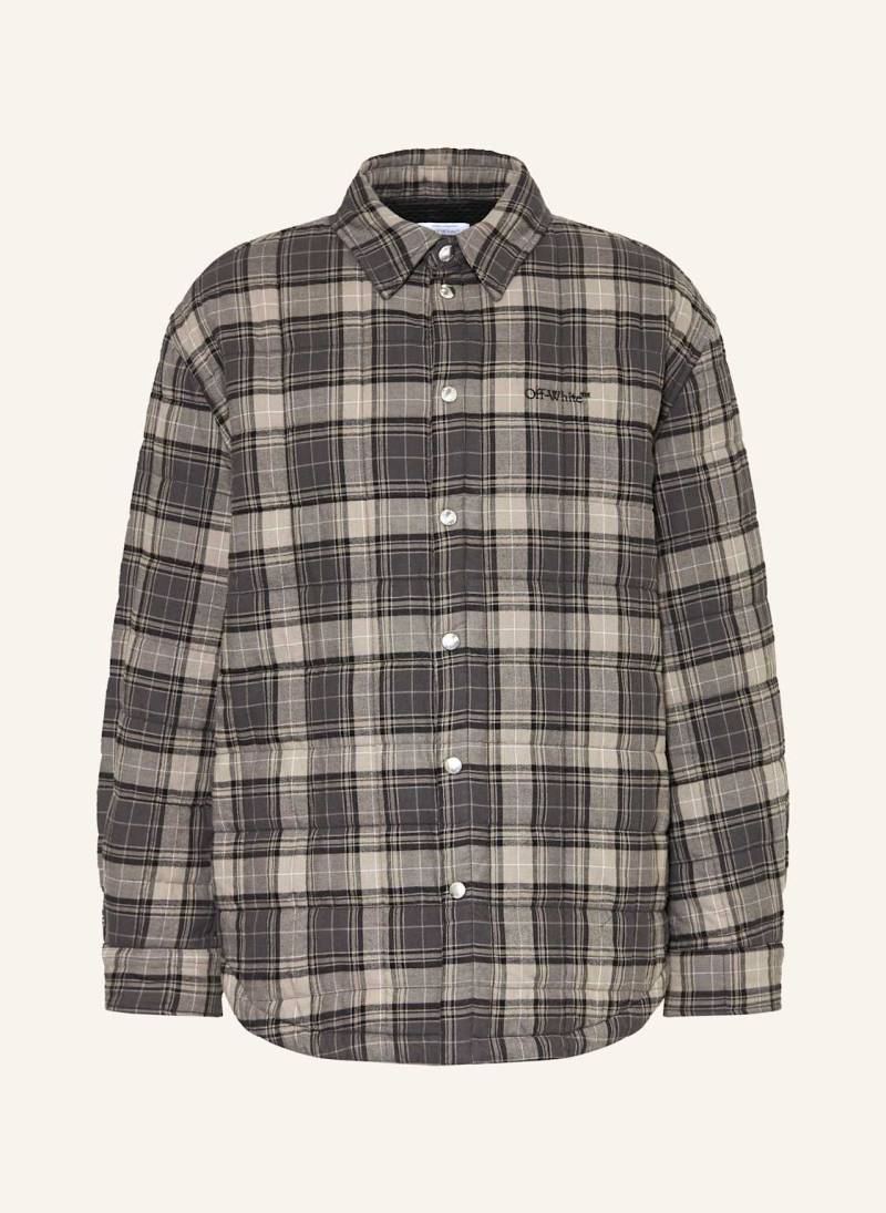 Off-White Stepp-Overjacket grau von Off-White