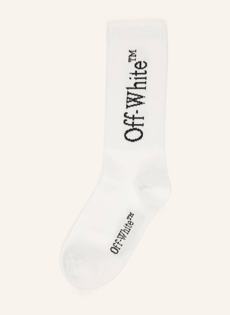Off-White Strümpfe Bookish Long weiss von Off-White