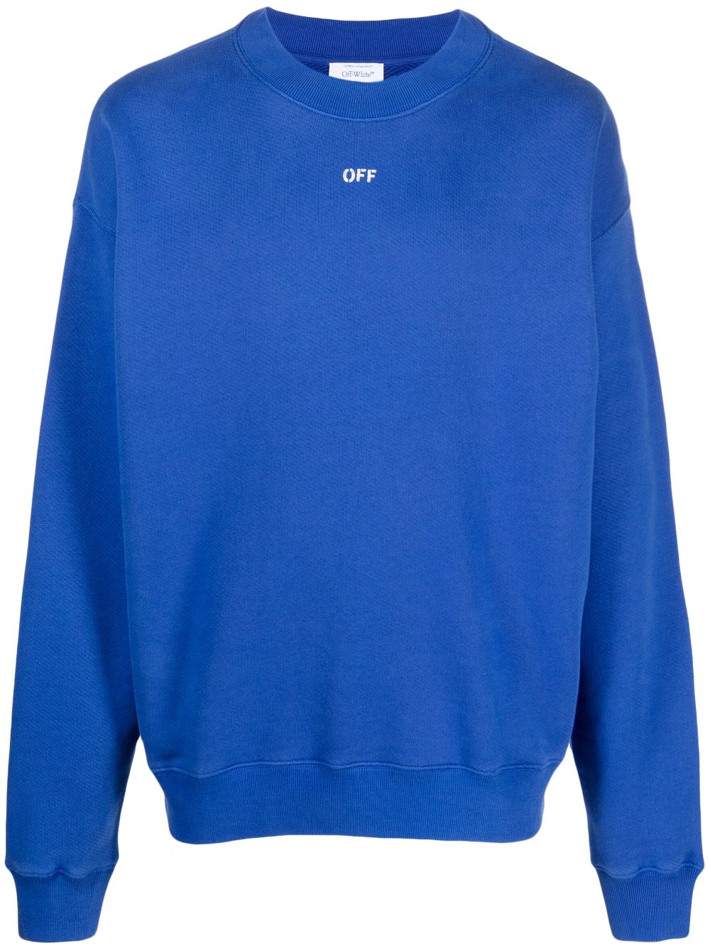 Off-White Sweatshirt mit Off Stamp-Print - Blau von Off-White