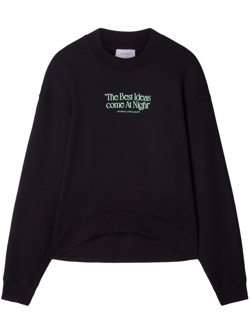 Off-White Sweatshirt mit Slogan-Print - Schwarz von Off-White