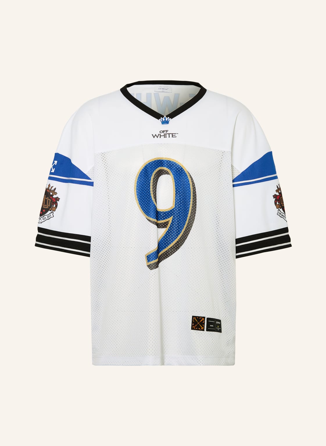 Off-White T-Shirt Aus Mesh weiss von Off-White