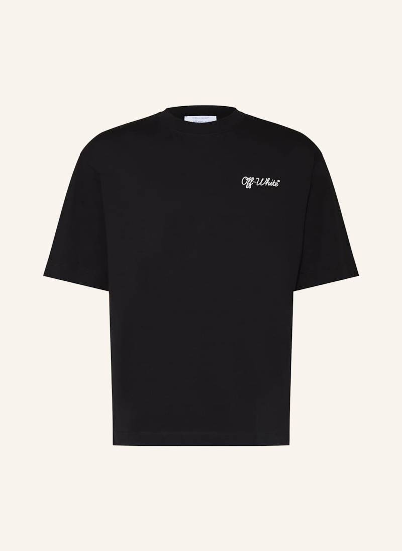 Off-White T-Shirt Script Skate schwarz von Off-White