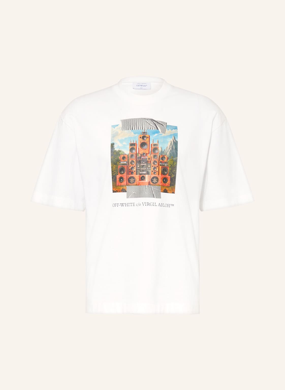 Off-White T-Shirt Train Off Skate weiss Off-White T-Shirt Train Off Skate weiss von Off-White