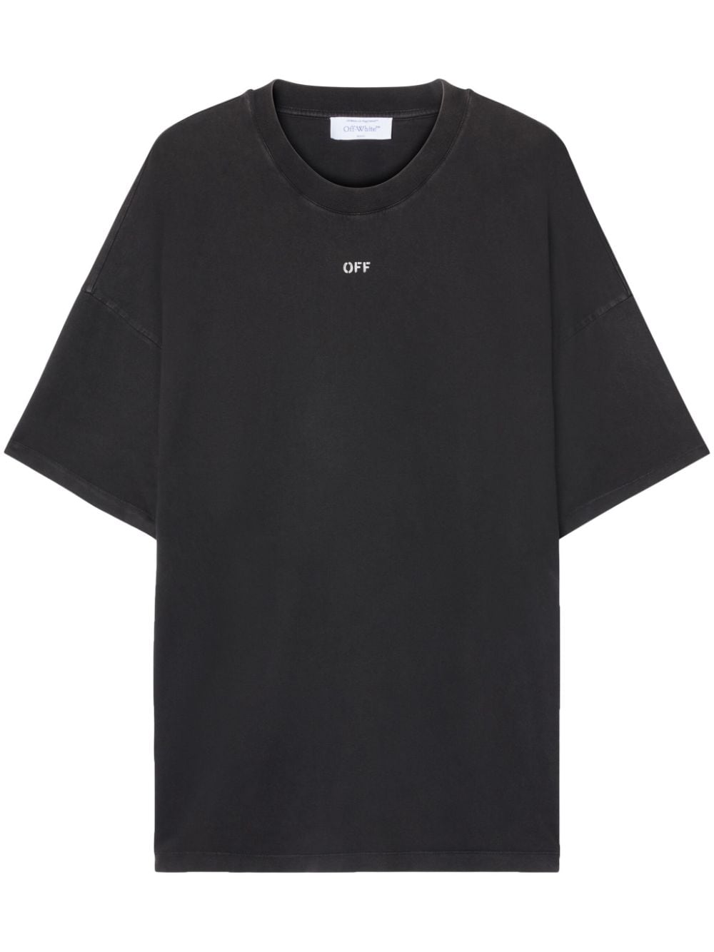 Off-White T-Shirt mit grafischem Print - Schwarz von Off-White