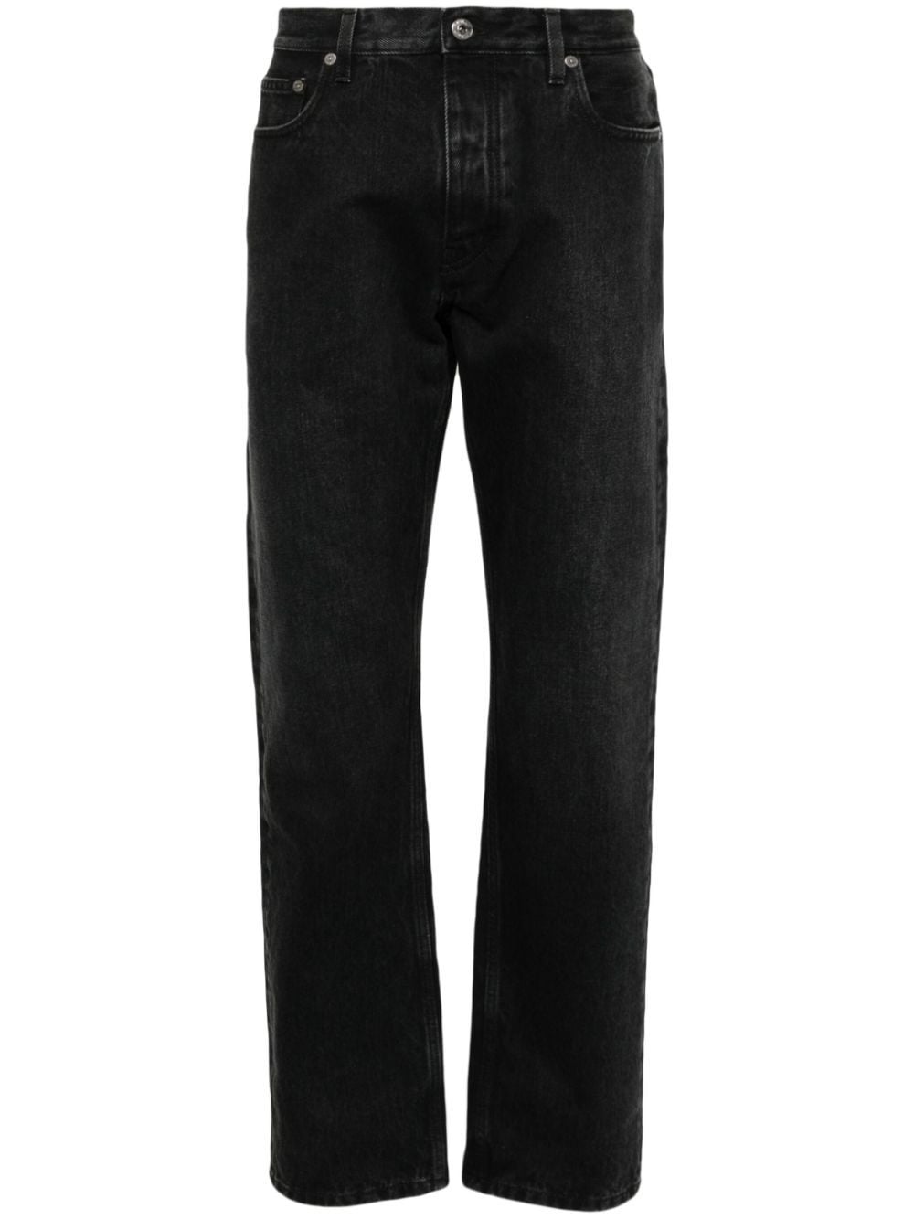 Off-White Tapered-Jeans mit ausgeblichenem Effekt - 1300 VINTAGE BLACK NO COLOR von Off-White