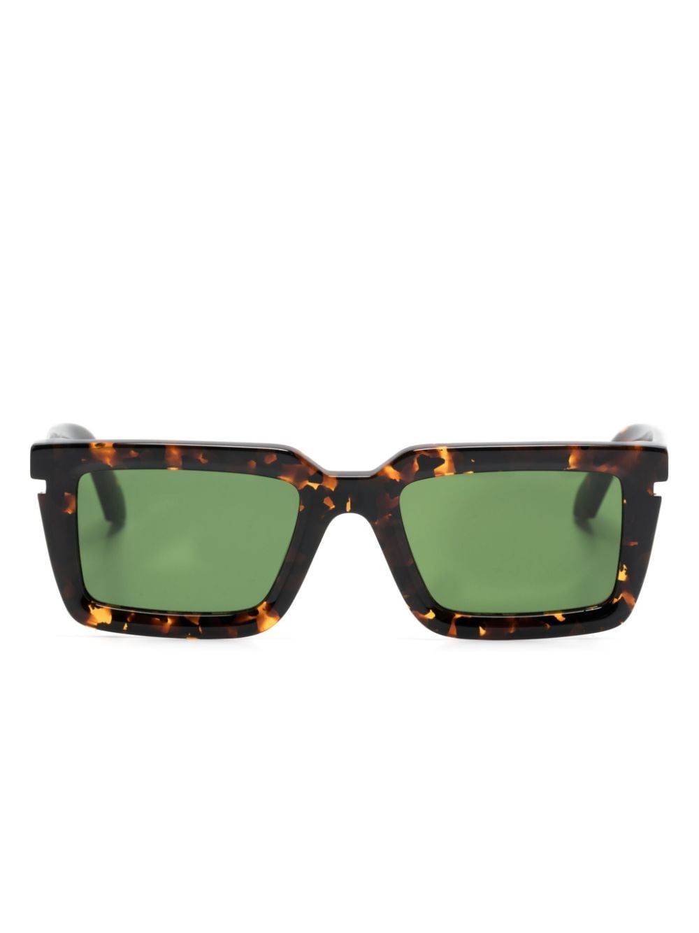 Off-White Tucson Sonnenbrille mit eckigem Gestell - Braun von Off-White