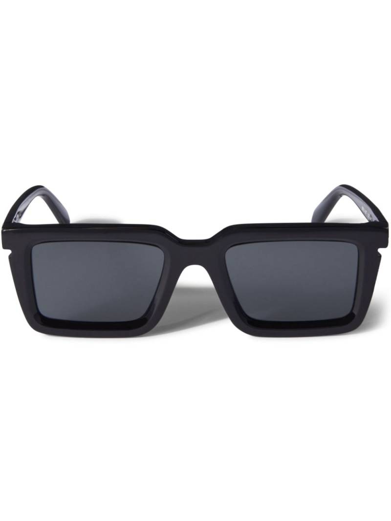 Off-White Tucson Sonnenbrille mit eckigem Gestell - Schwarz von Off-White