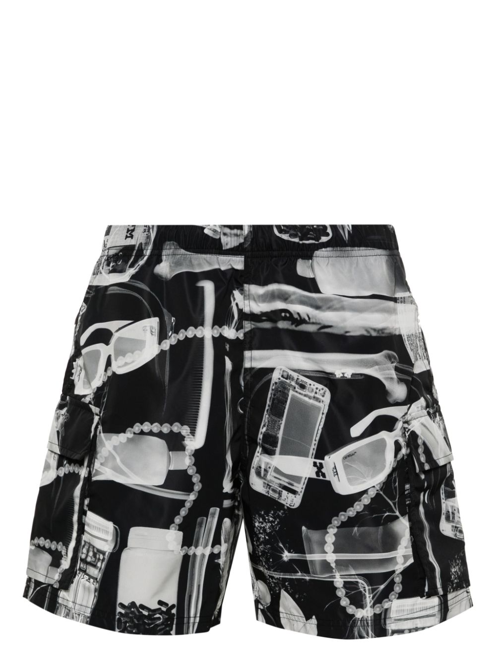 Off-White Xray Badeshorts - Schwarz von Off-White