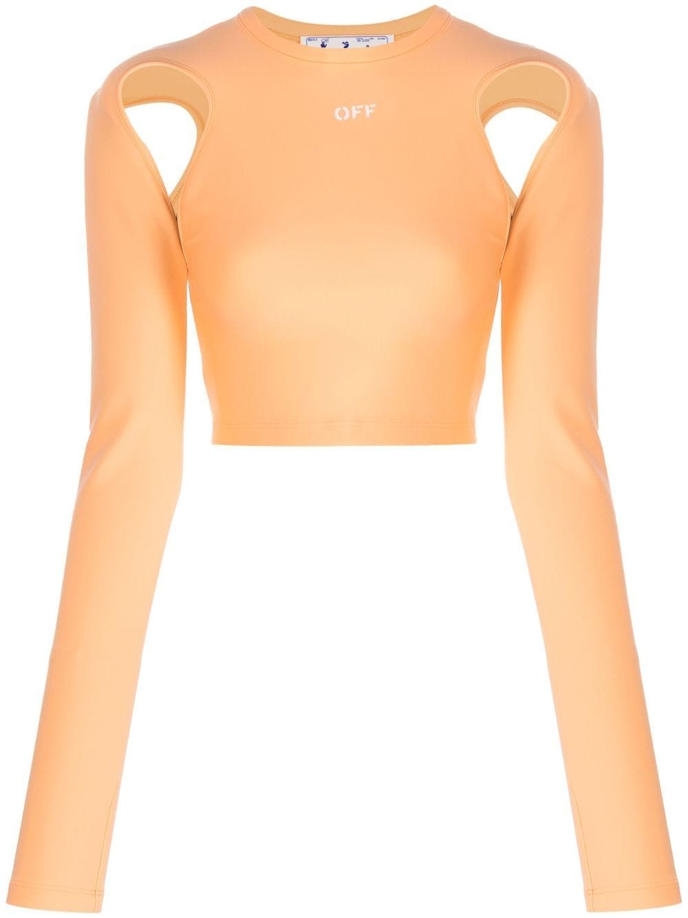 Off-White Top mit Cut-Out - Orange von Off-White