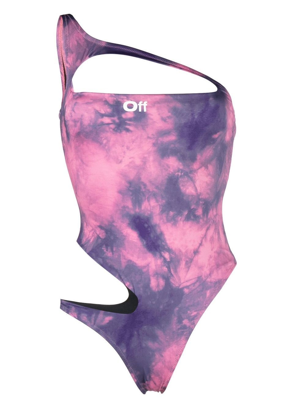 Off-White cut-out tie-dye swimsuit - Rosa von Off-White